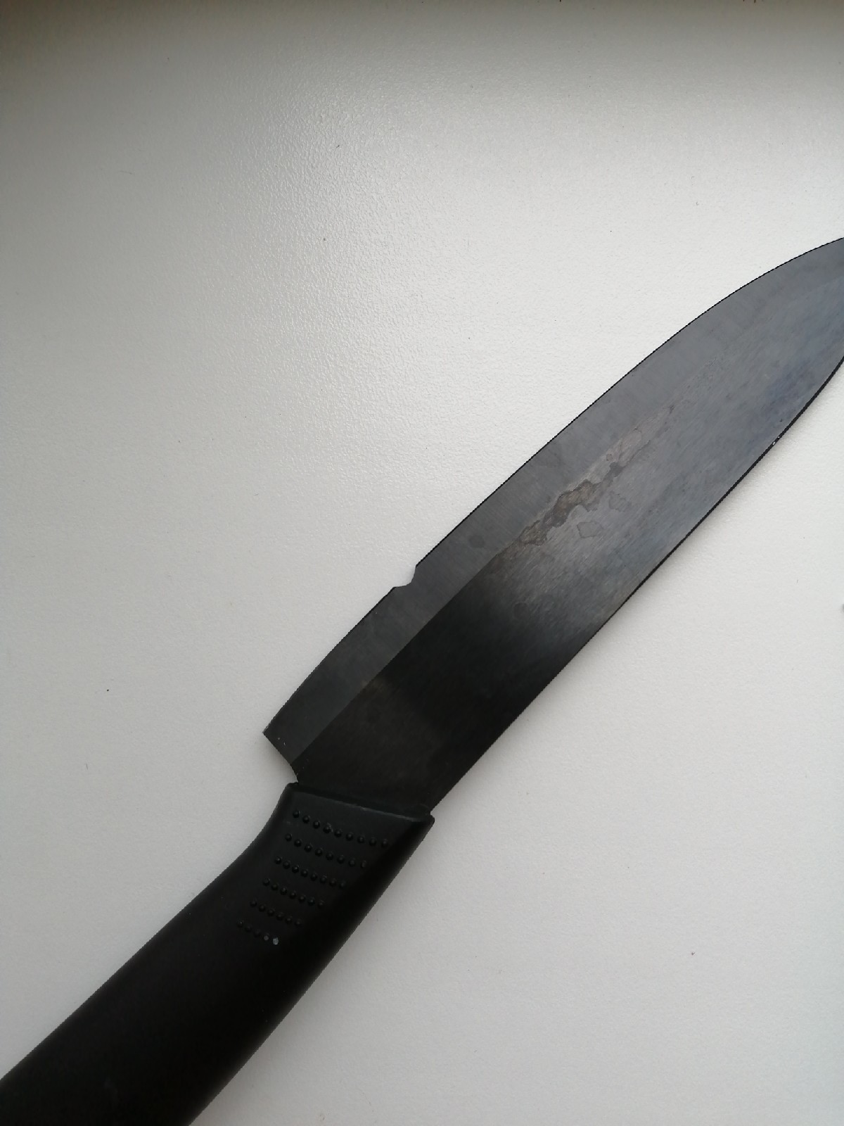 Фотография покупателя товара Нож кухонный керамический Magistro Black, лезвие 15 см, ручка soft-touch, цвет чёрный - Фото 1