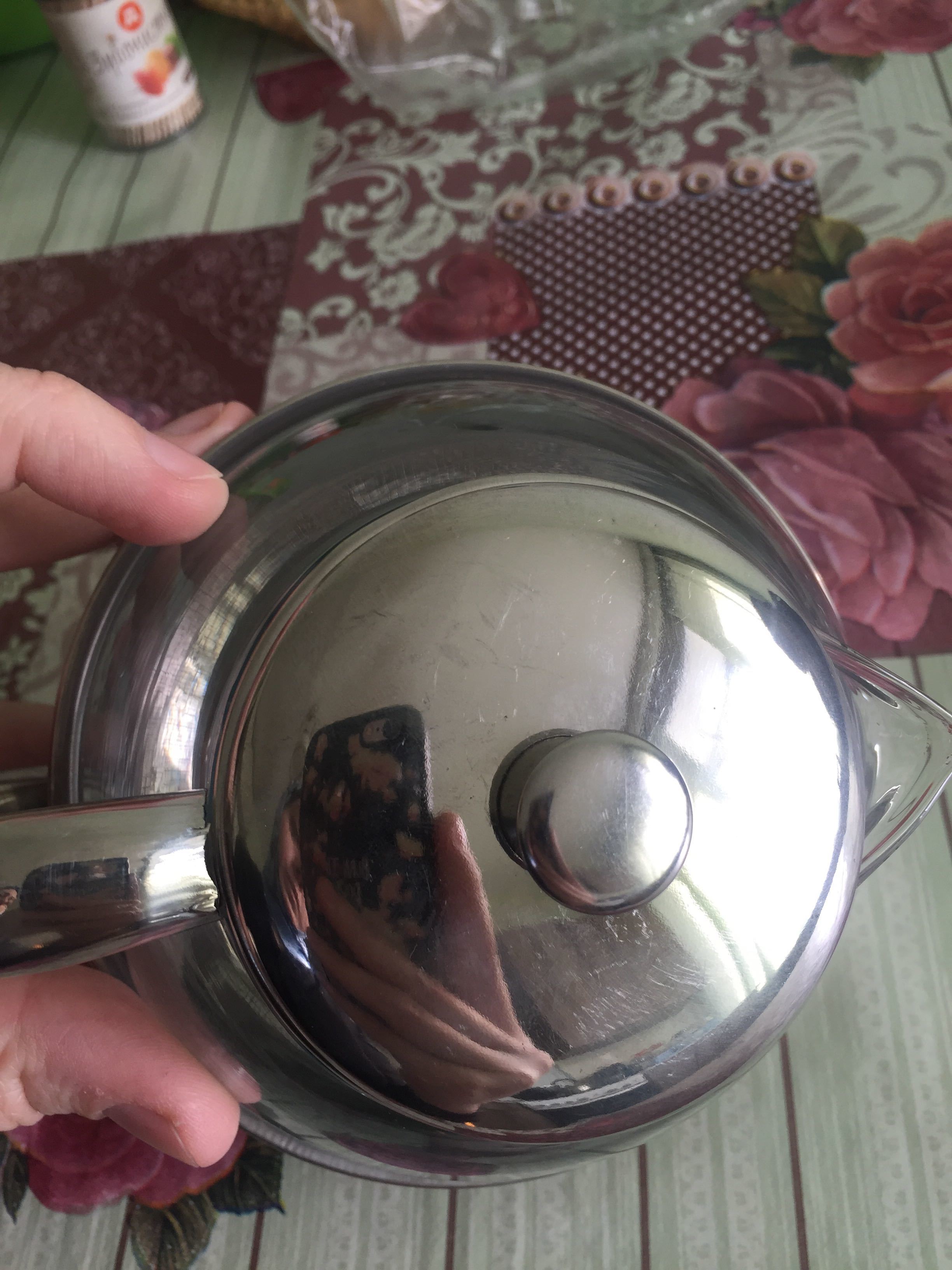 Фотография покупателя товара Чайник стеклянный заварочный с металлическим ситом «Металлик», 600 мл - Фото 2