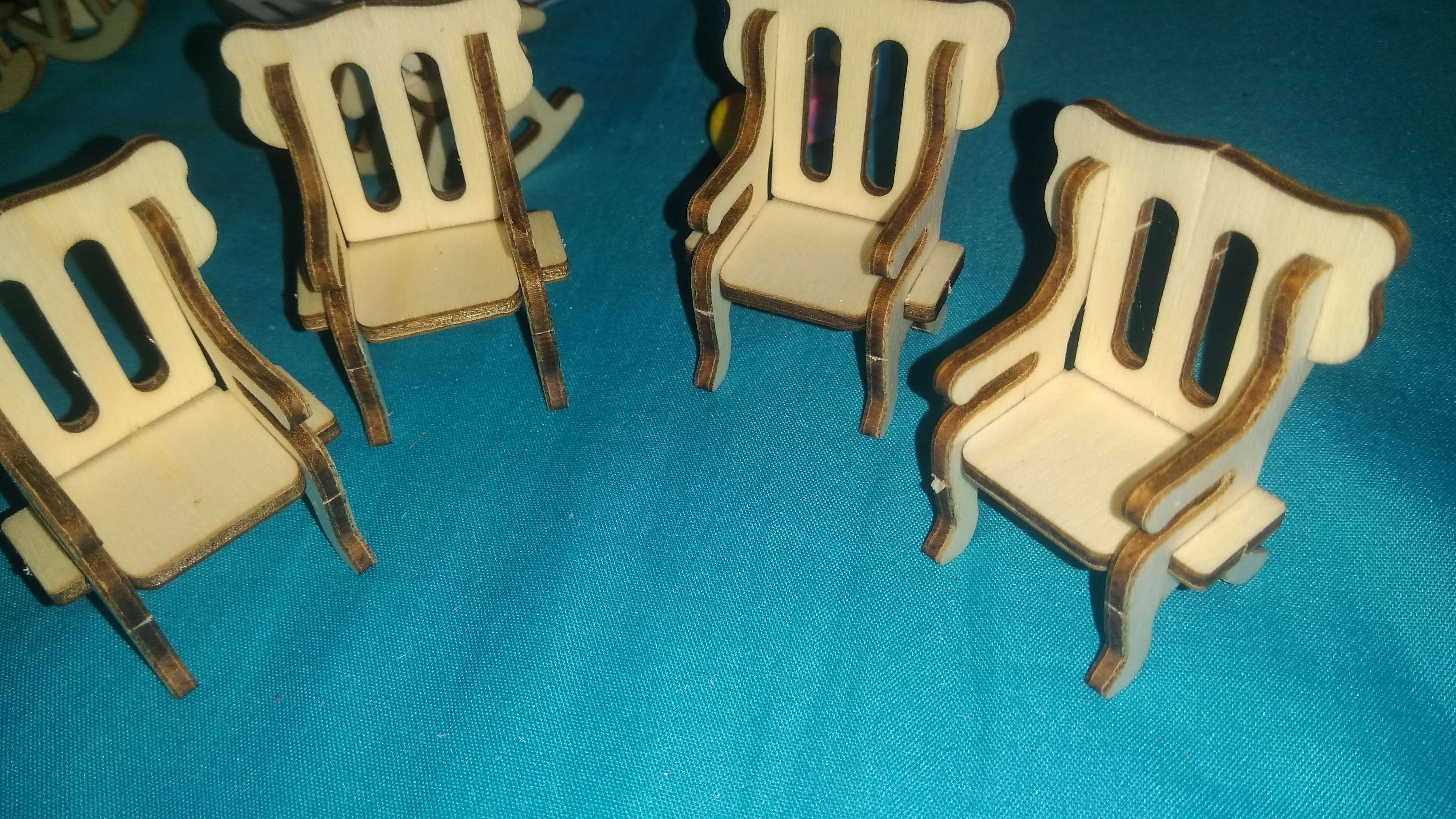 Фотография покупателя товара 3D-модель сборная деревянная Чудо-Дерево «Мебельный гарнитур», 34 предмета - Фото 5