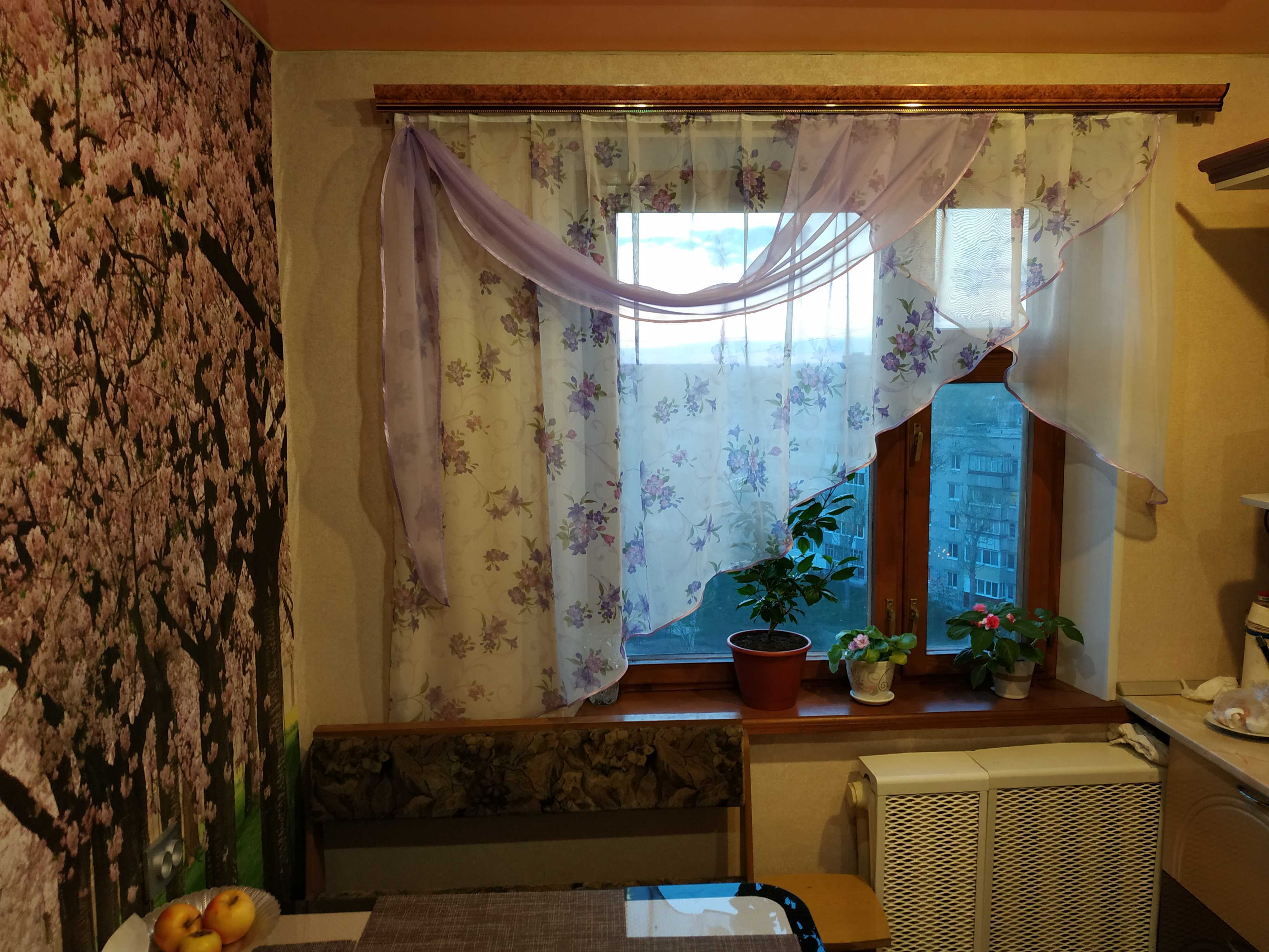 Фотография покупателя товара Комплект штор для кухни «Иллюзия» 300х150 см - Фото 2