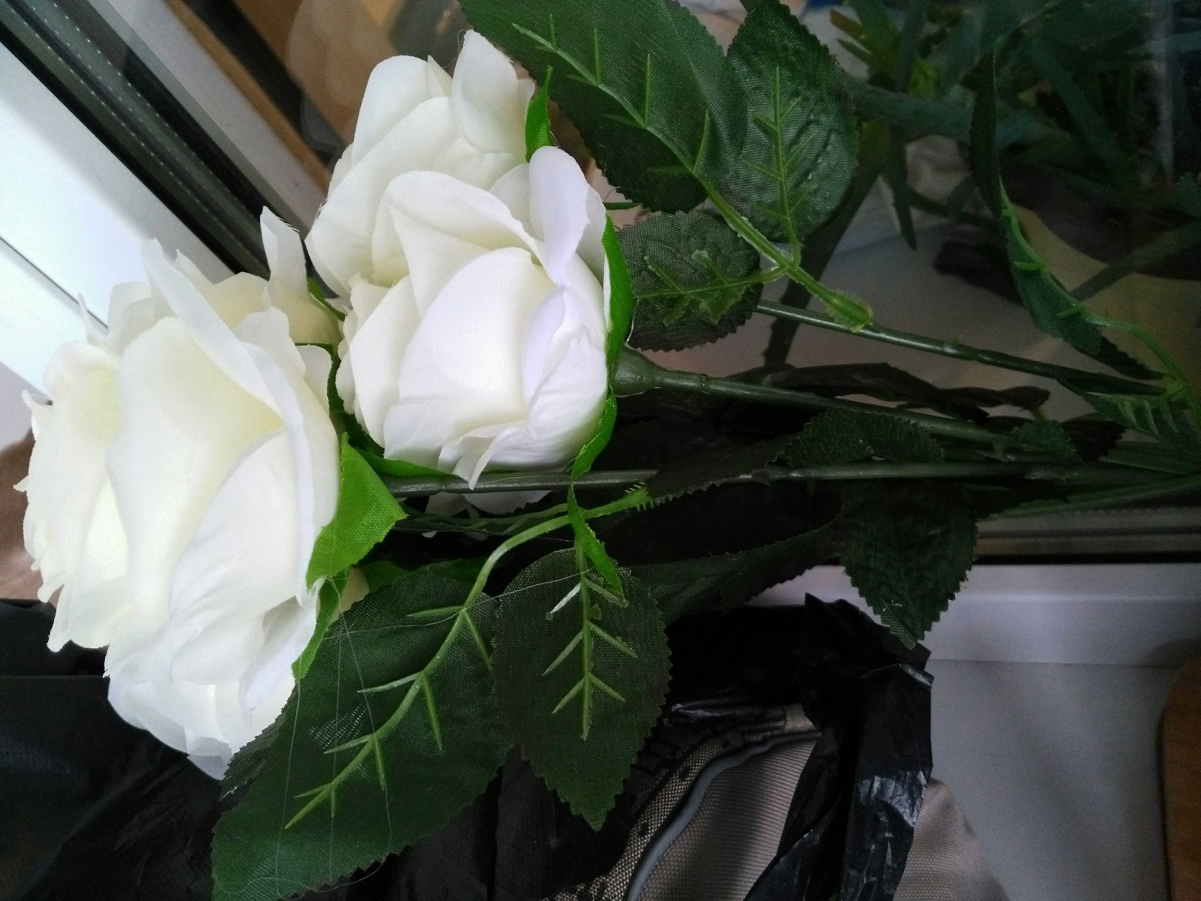 Фотография покупателя товара Цветы искусственные "Роза Глория" 9х60 см, белый - Фото 15