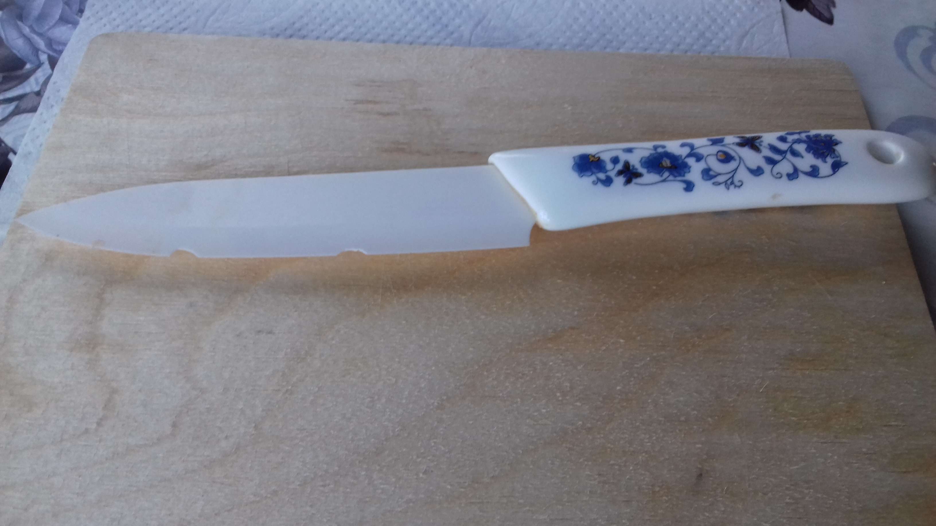 Фотография покупателя товара Нож кухонный керамический "Русский узор" лезвие 12,5 см