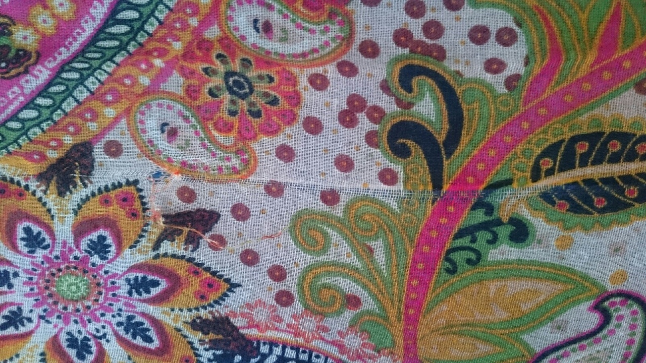 Фотография покупателя товара Платок женский "Восток", размер 90х90 см, цвет оранжевый - Фото 1