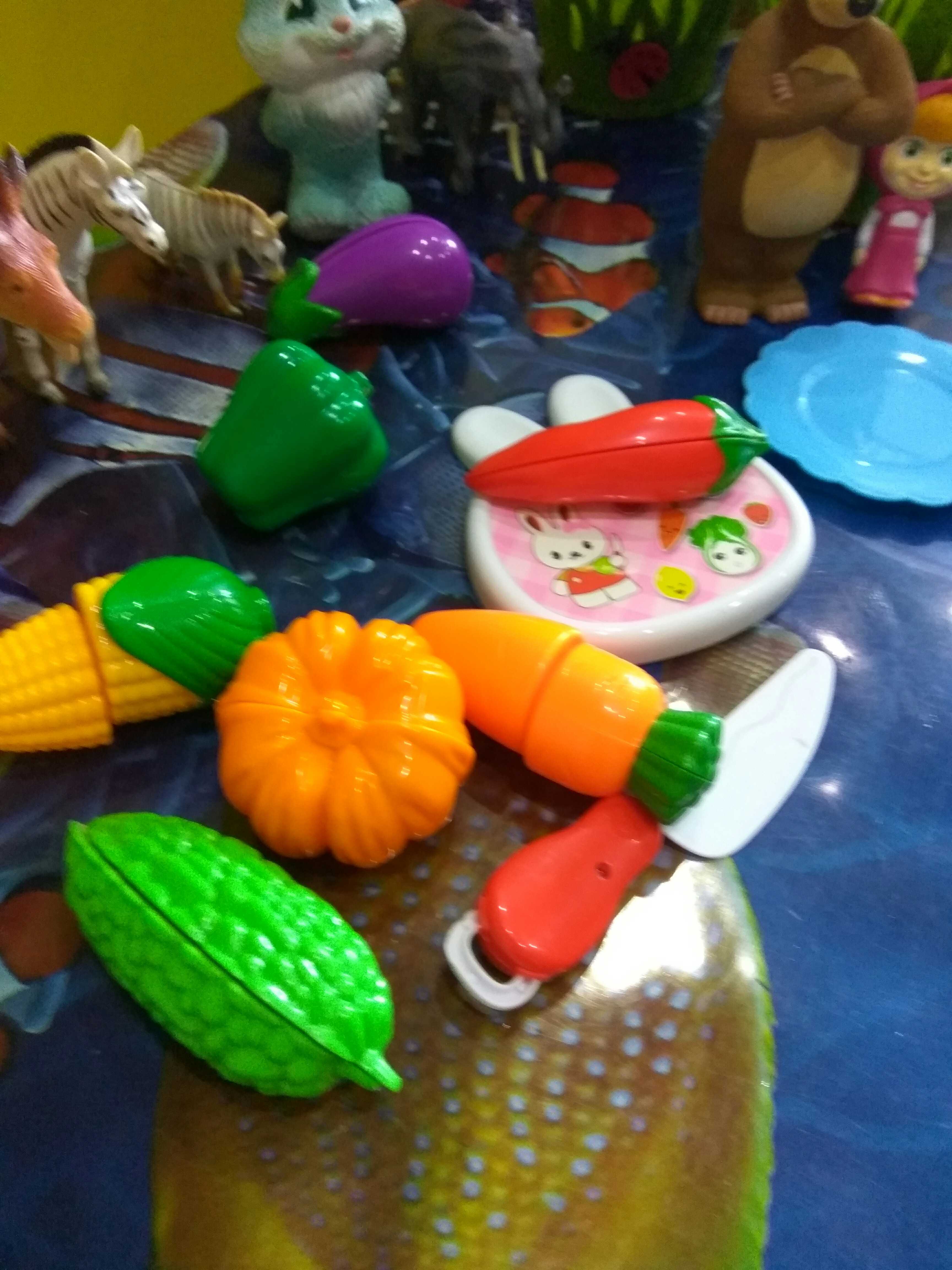 Фотография покупателя товара Набор продуктов для нарезки на липучках «Фрукты-овощи» №2, МИКС