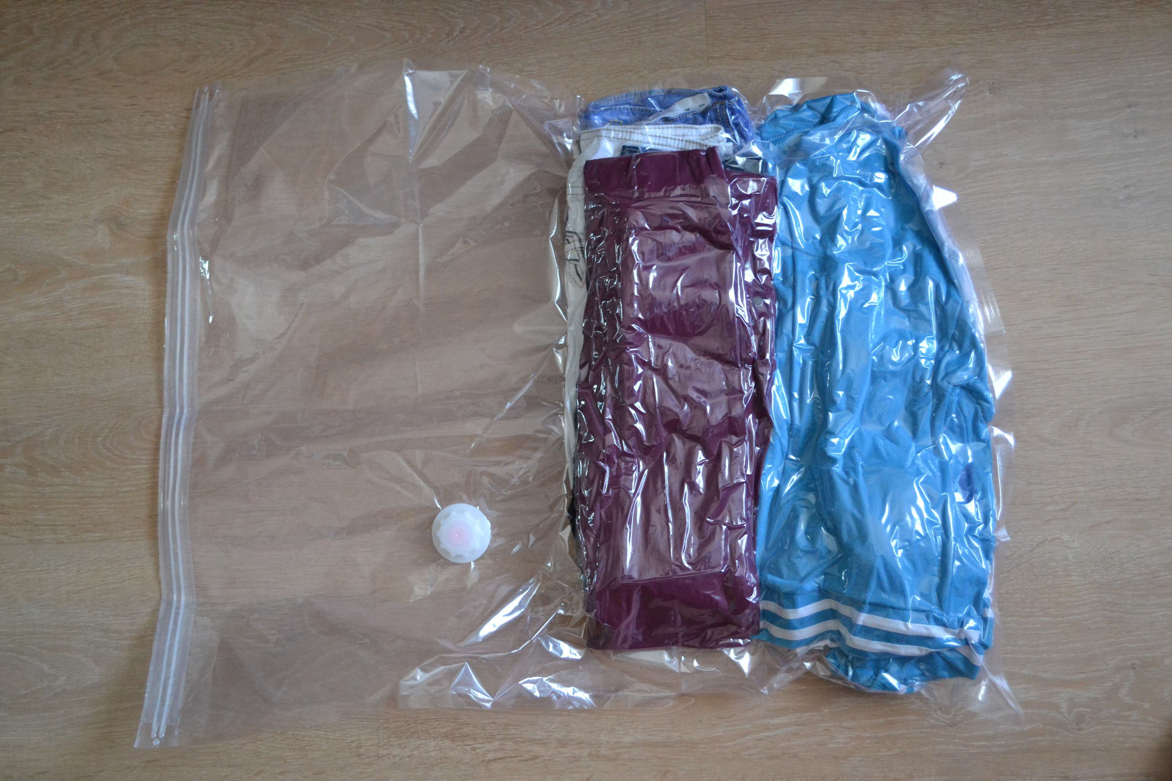 Фотография покупателя товара Вакуумный пакет для хранения вещей «Роза», 60×80 см, ароматизированный, прозрачный
