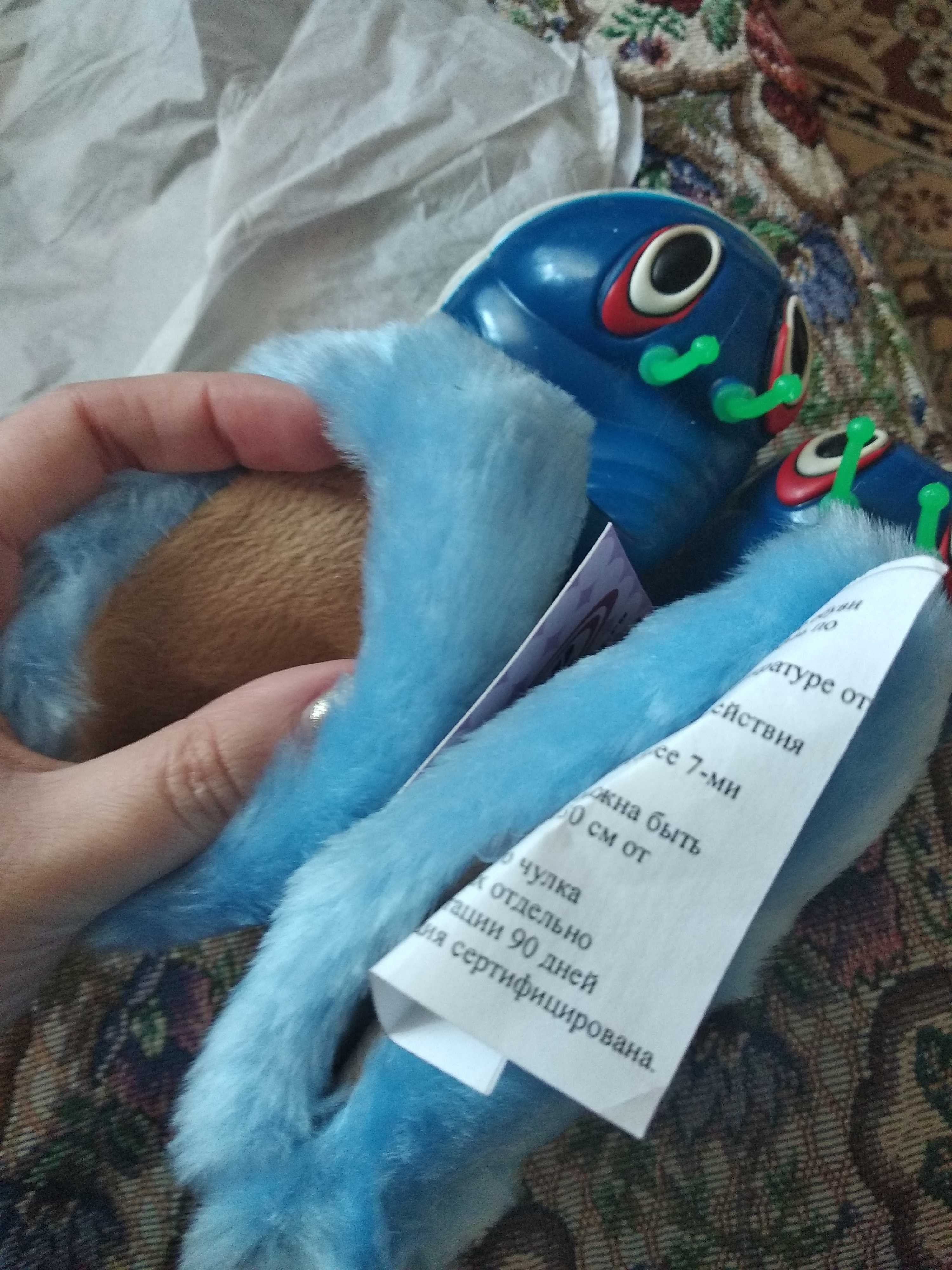 Фотография покупателя товара Сапоги детские «Улитка», цвет синий, размер 24