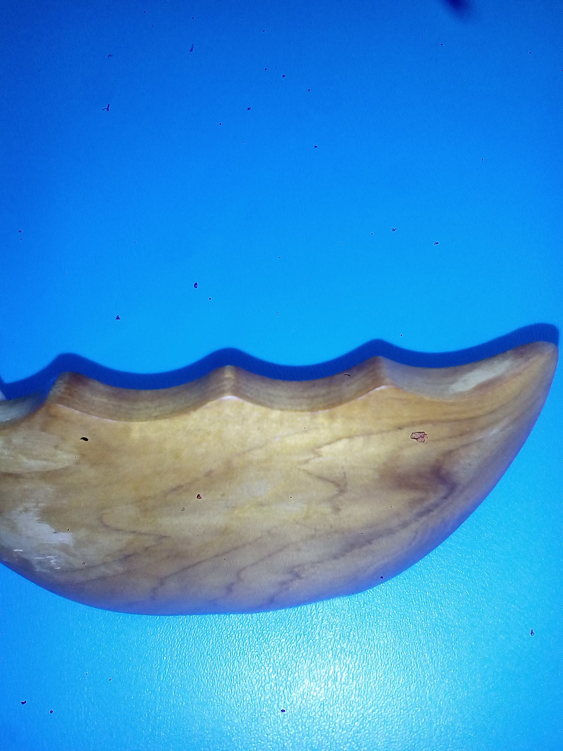 Фотография покупателя товара Массажёр Гуаша «Волна», 10 × 7,5 см, деревянный - Фото 1