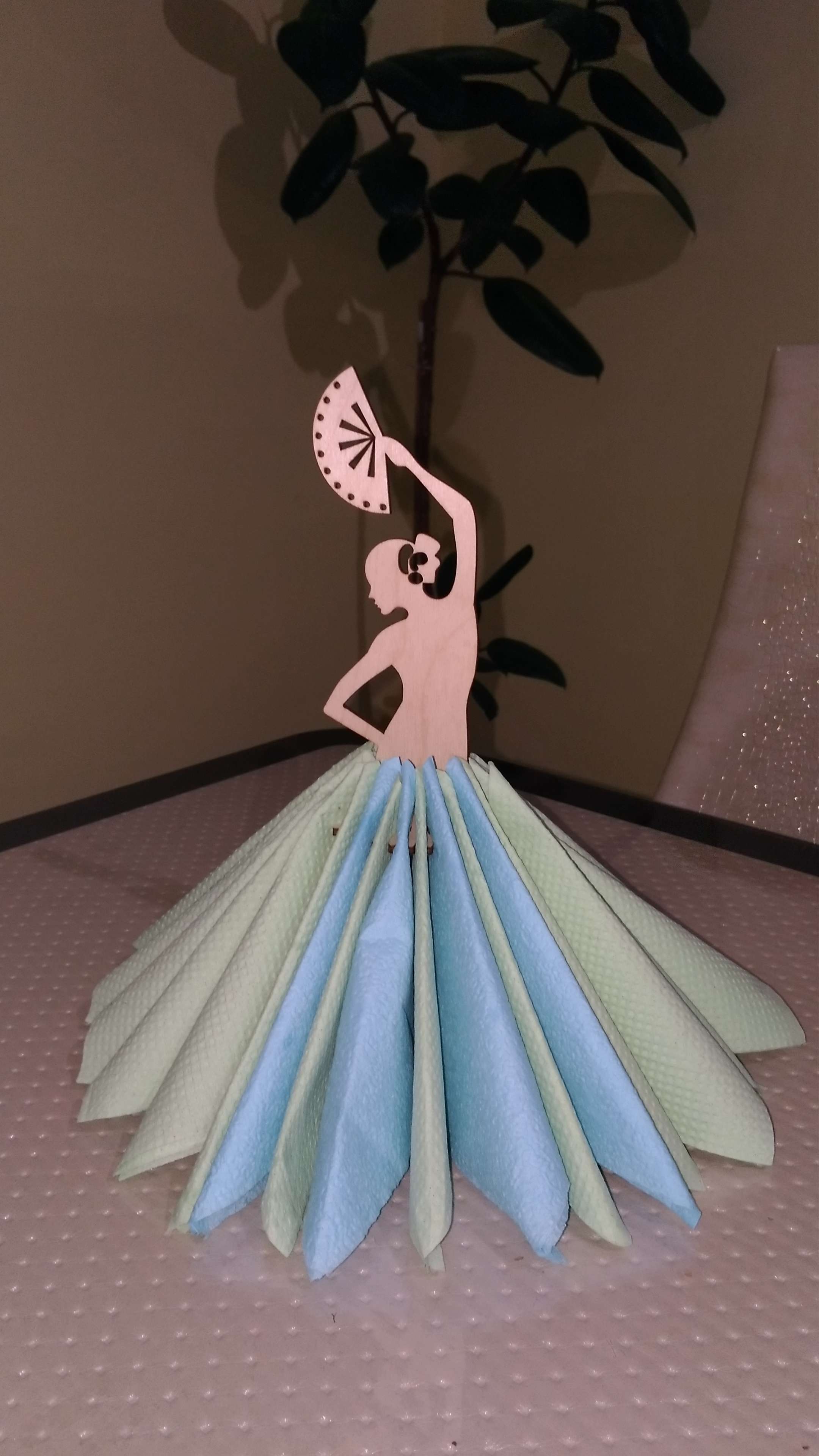 Фотография покупателя товара Салфетница «Танцовщица с веером», 25×14,5×0,3 см - Фото 13