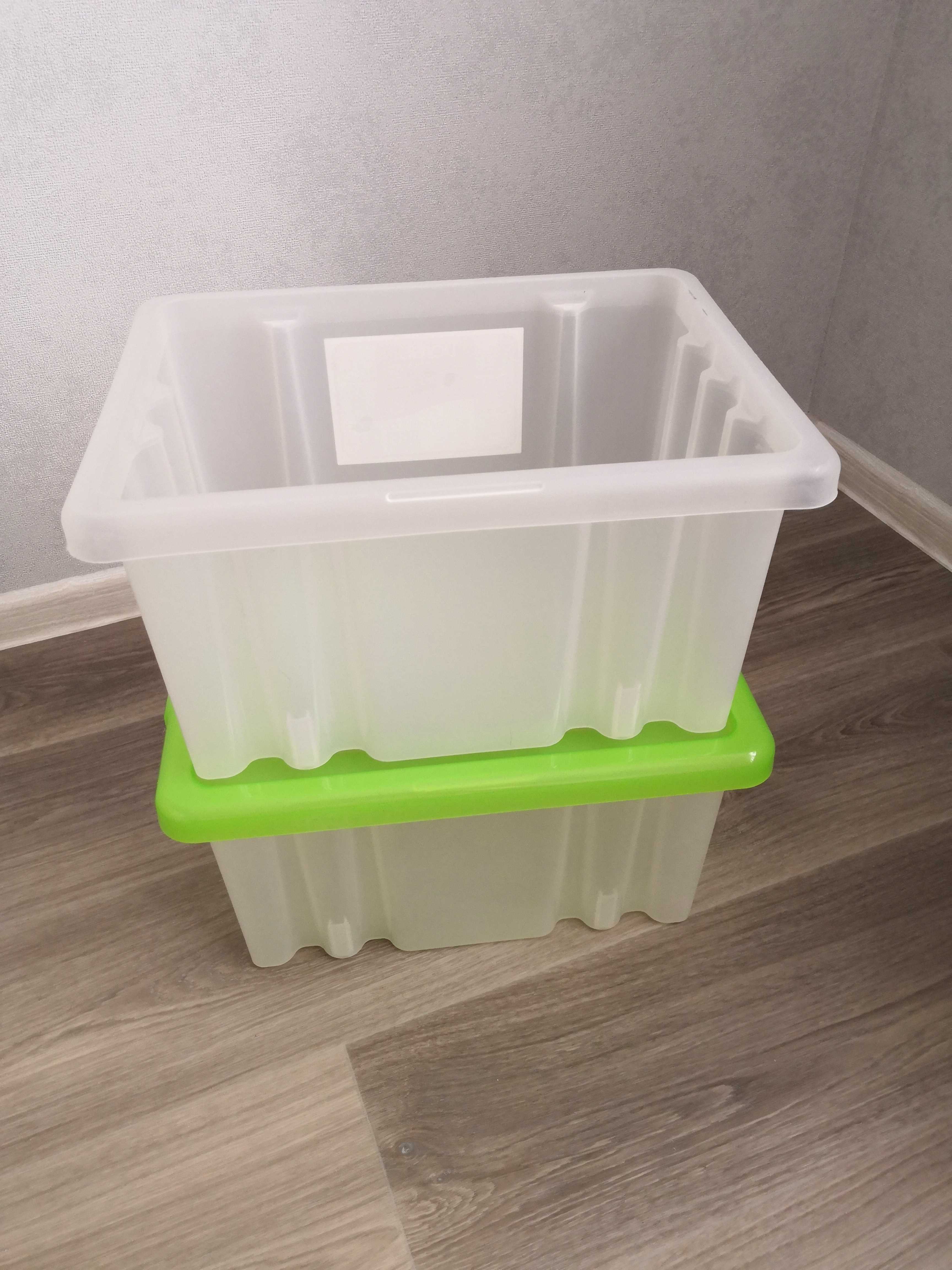 Фотография покупателя товара Ящик для хранения с крышкой Darel-box, 18 л, 40×30×23 см, цвет МИКС - Фото 2
