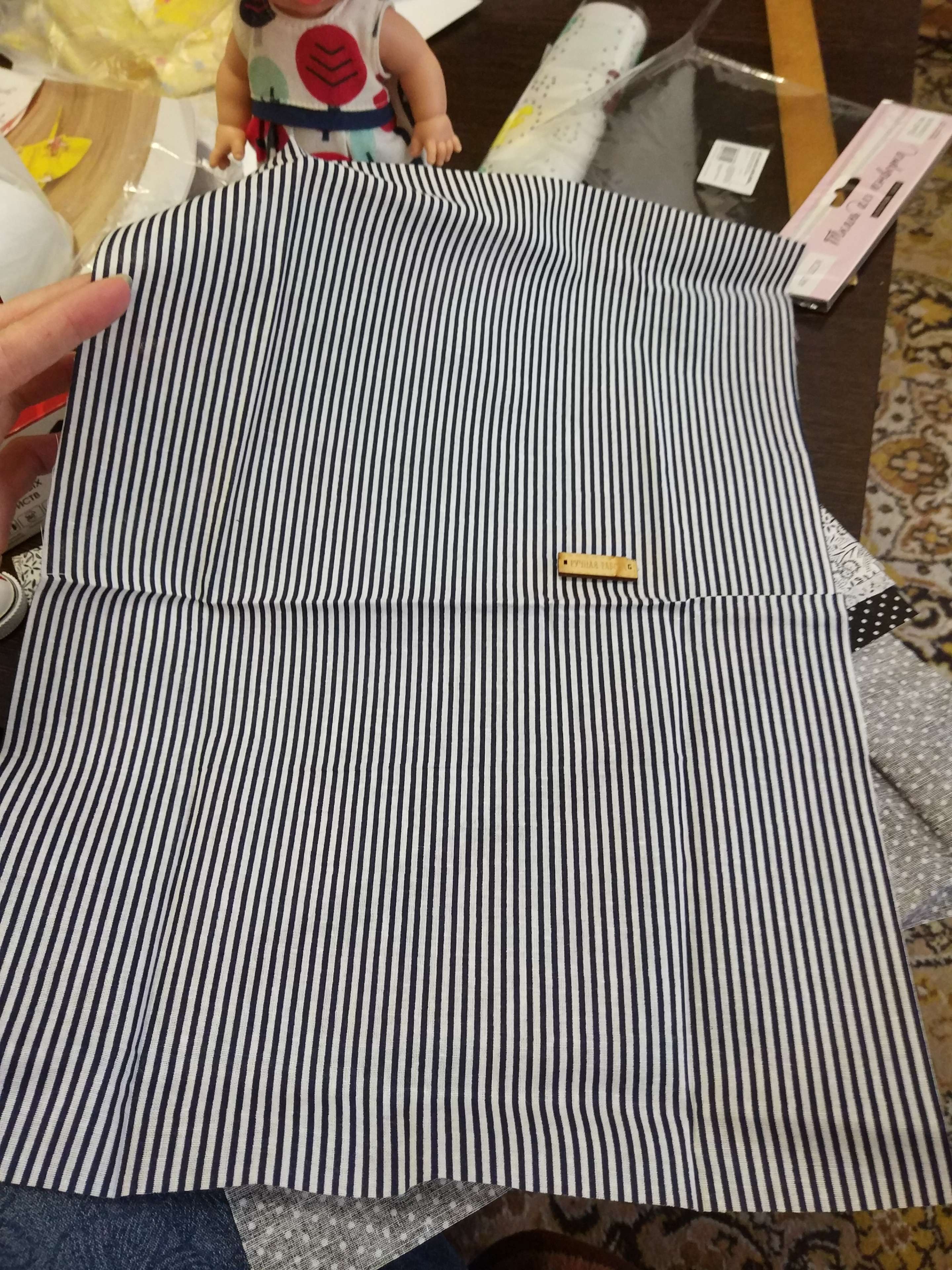 Фотография покупателя товара Набор ткани для пэчворка (3 шт) «Чёрно‒белый», 30 × 40 см - Фото 3