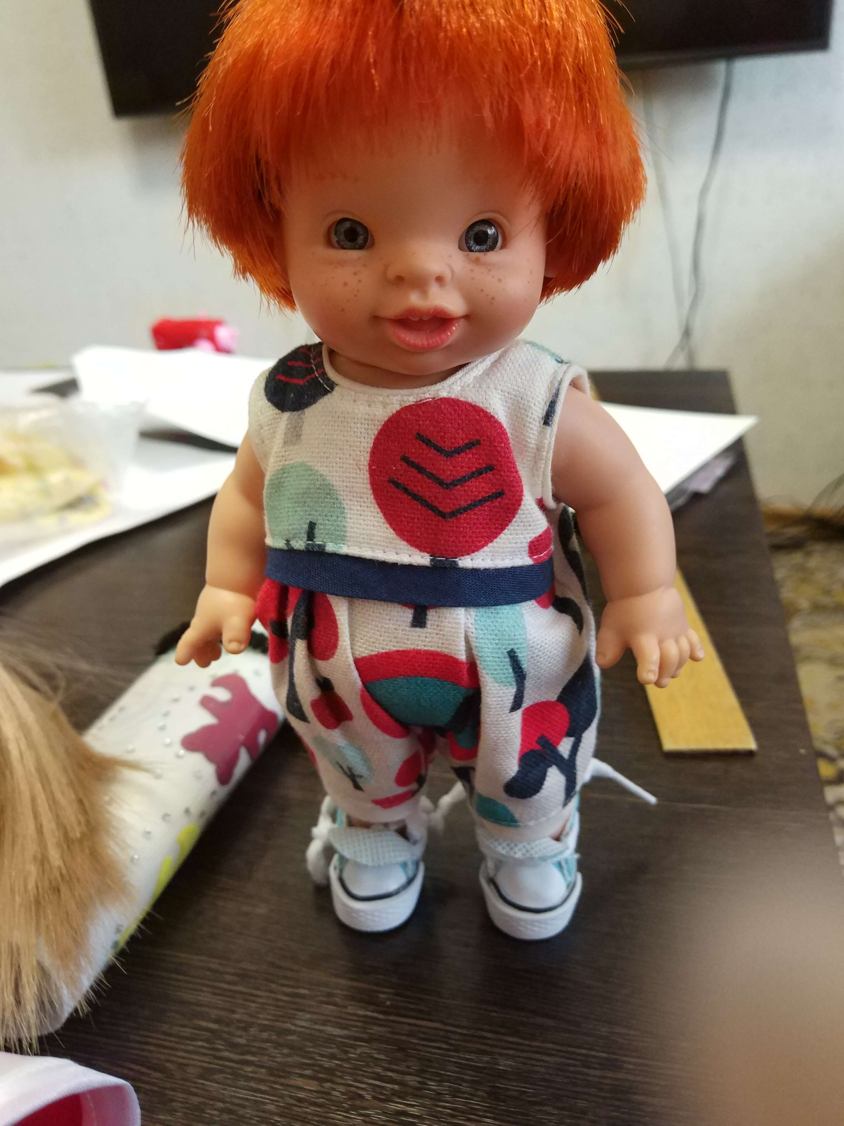 Фотография покупателя товара Кеды для кукол, длина подошвы 3,8 см, цвет розовый - Фото 11