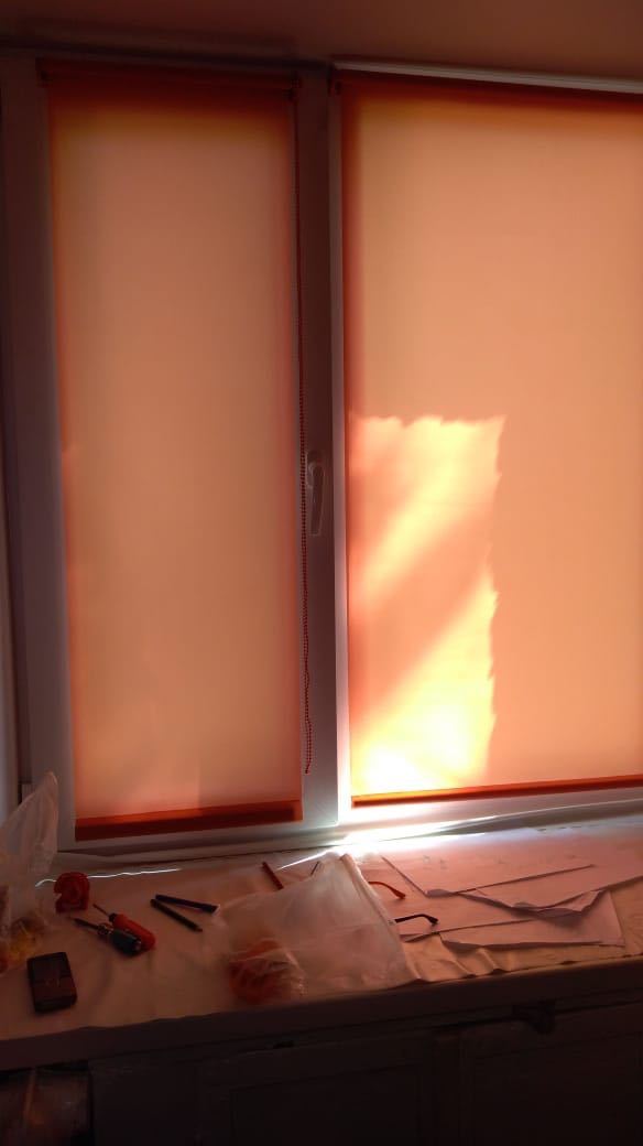 Фотография покупателя товара Рулонная штора «Комфортиссимо», 65х160 см, цвет морская волна - Фото 2