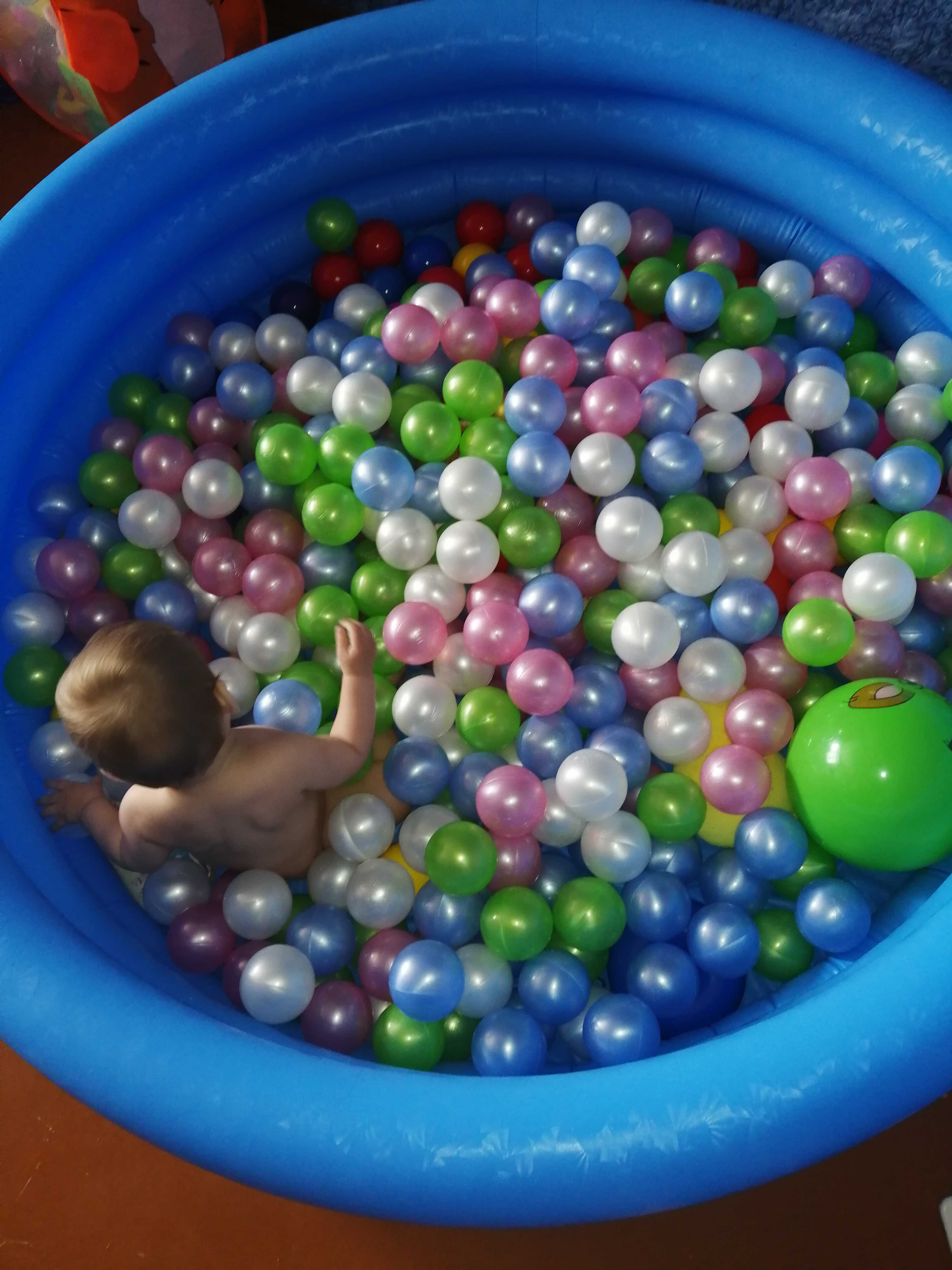 Фотография покупателя товара Шарики для сухого бассейна «Перламутровые», диаметр шара 7,5 см, набор 50 штук, цвет розовый, голубой, белый, зелёный - Фото 29