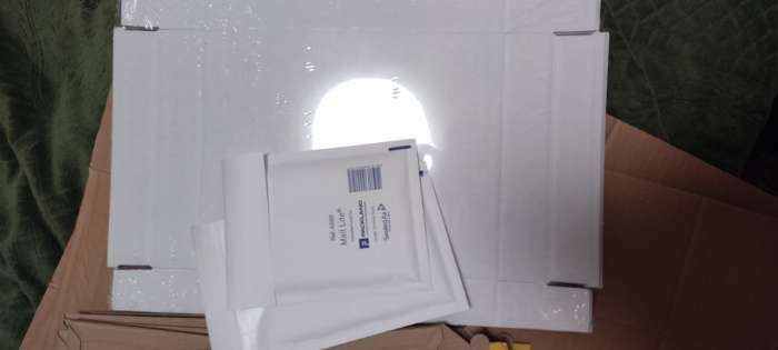 Фотография покупателя товара Крафт-конверт с воздушно-пузырьковой плёнкой Mail Lite, 11х16 см, White - Фото 1