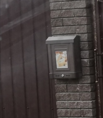 Фотография покупателя товара Ящик почтовый, пластиковый, «Декор», с замком, коричневый
