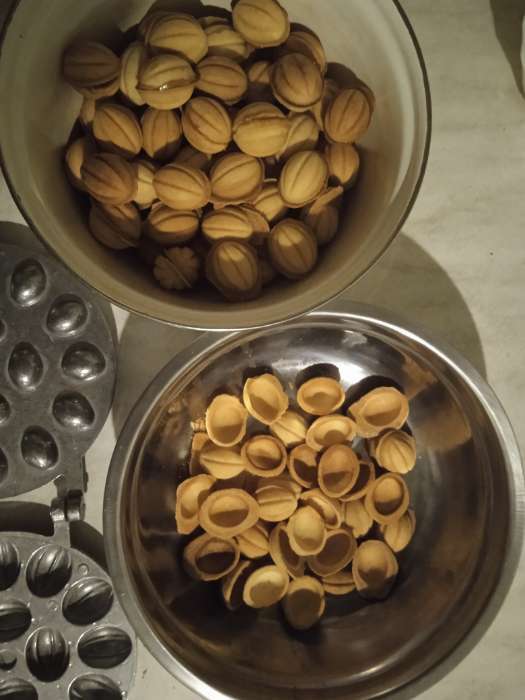 Фотография покупателя товара Форма для выпечки печенья "16 орешков", литой алюминий - Фото 1