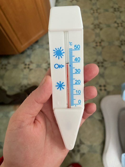 Фотография покупателя товара Термометр, градусник для воды  "Лодочка", от 0°С до +50°С, 14 см - Фото 1