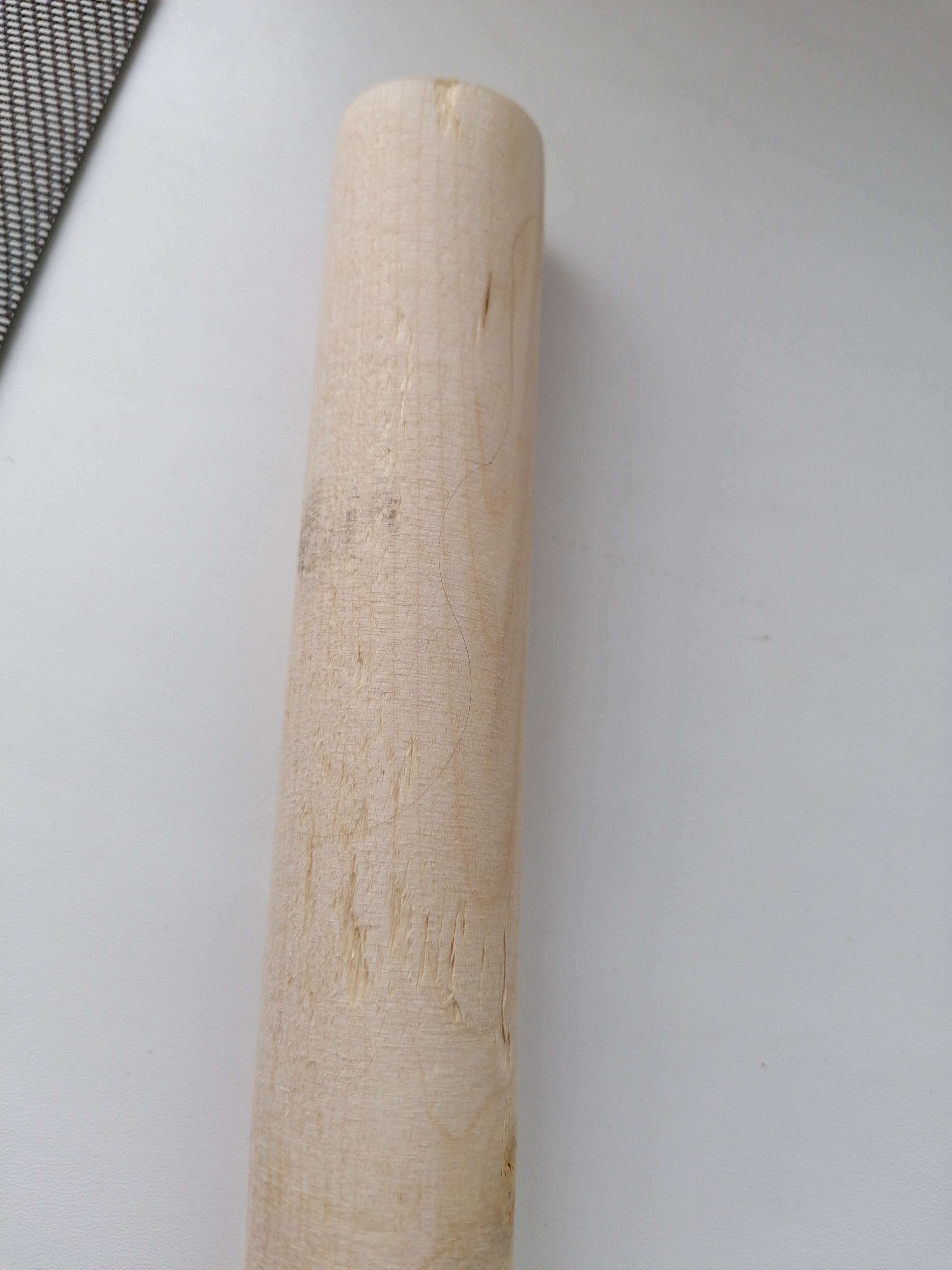 Фотография покупателя товара Скалка прямая Доляна, 40×3 см, берёза - Фото 8