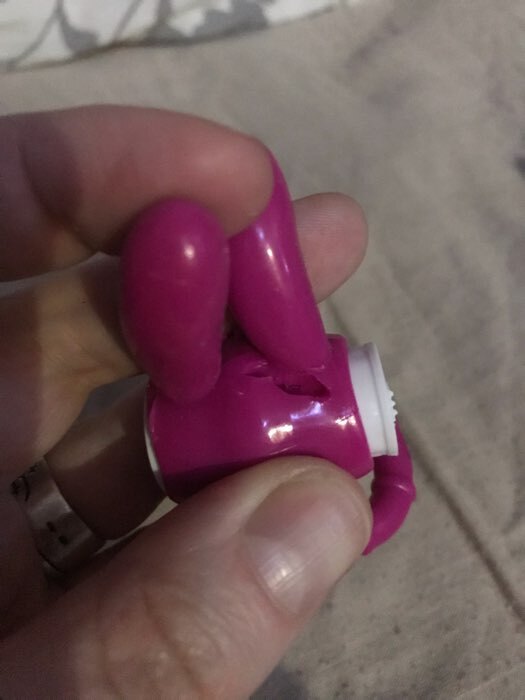 Фотография покупателя товара Эрекционное кольцо "Зайчик", с вибрацией, розовый - Фото 3