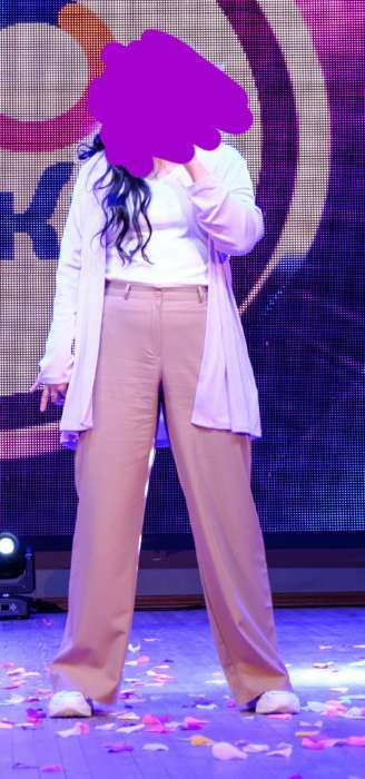 Фотография покупателя товара Брюки прямые женские MIST, размер 50, бежевые - Фото 1