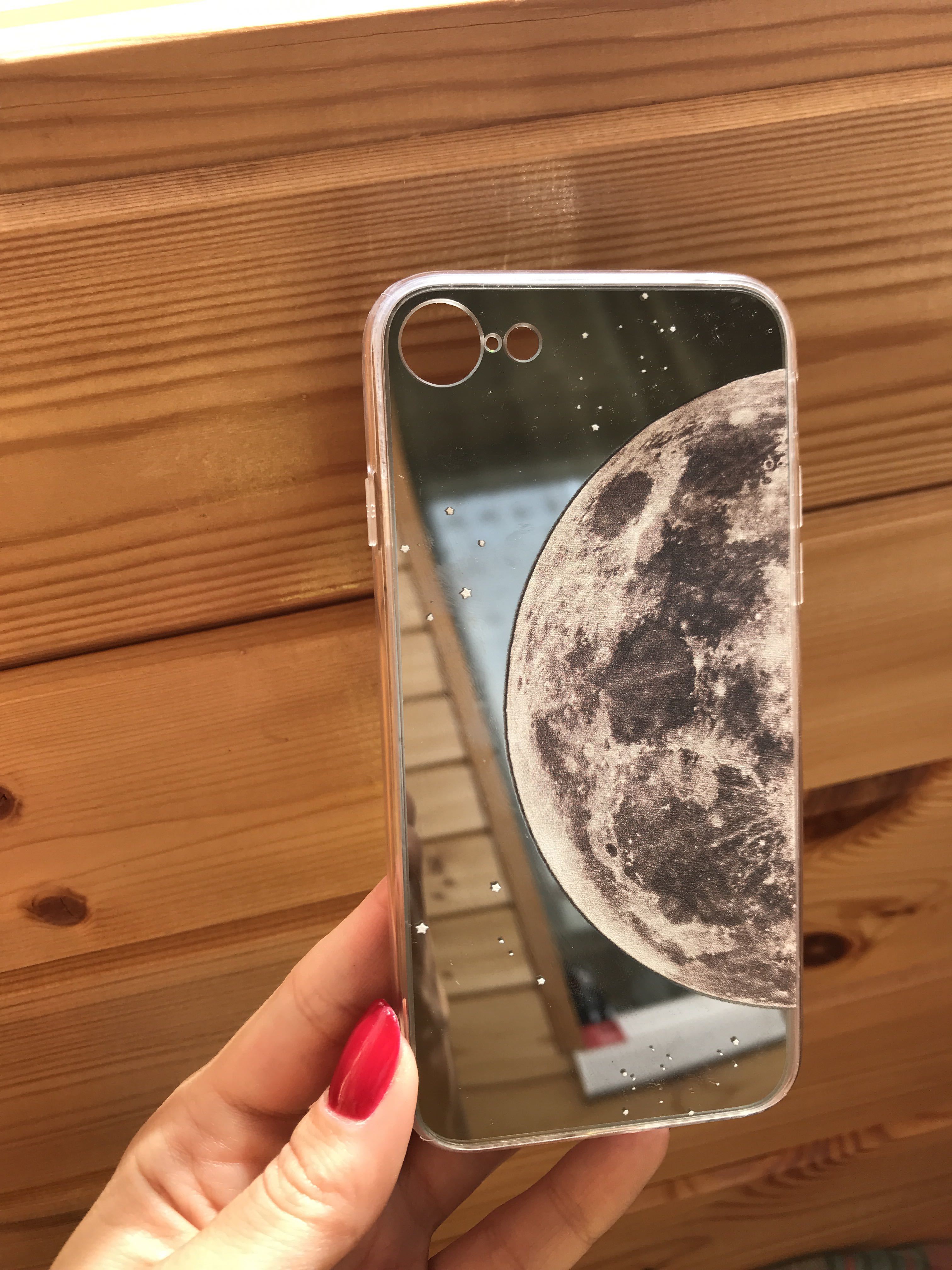 Фотография покупателя товара Чехол для телефона iPhone 7 с зеркальным эффектом Moon, 6.5 × 14 см - Фото 1