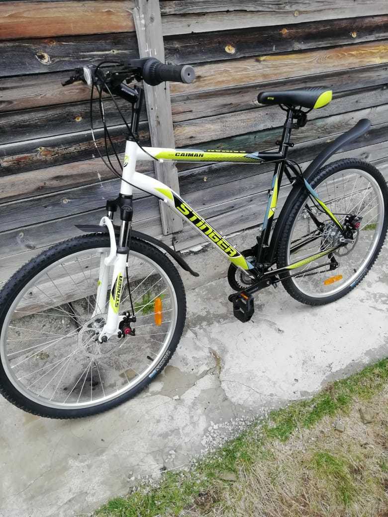 Фотография покупателя товара Велосипед 26" Stinger Caiman D, 2017, цвет зелёный, размер 20" - Фото 1