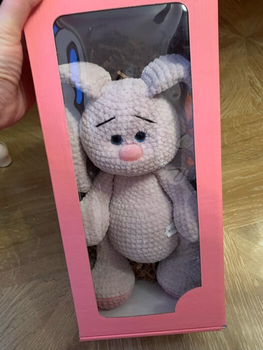 Фотография покупателя товара Коробка самосборная, с окном, розовая, 16 х 35 х 12 см  МИКС - Фото 6