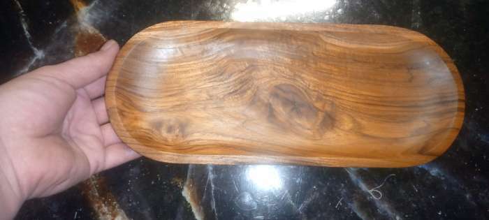 Фотография покупателя товара Блюдо, 27×11×2 см, тиковое дерево - Фото 1