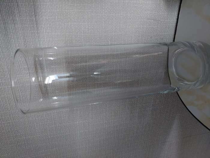 Фотография покупателя товара Ваза Флора d-7.5см; h=26,5 см (толщина стекла 2,2 мм) прозрачная - Фото 3