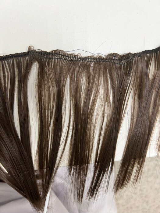 Фотография покупателя товара Волосы - тресс для кукол «Прямые» длина волос: 15 см, ширина: 100 см, цвет № 4А