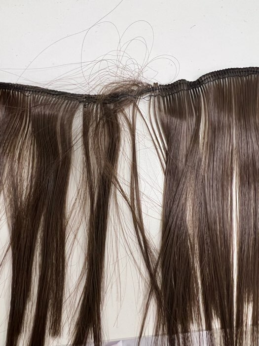 Фотография покупателя товара Волосы - тресс для кукол «Прямые» длина волос: 15 см, ширина: 100 см, цвет № 4А