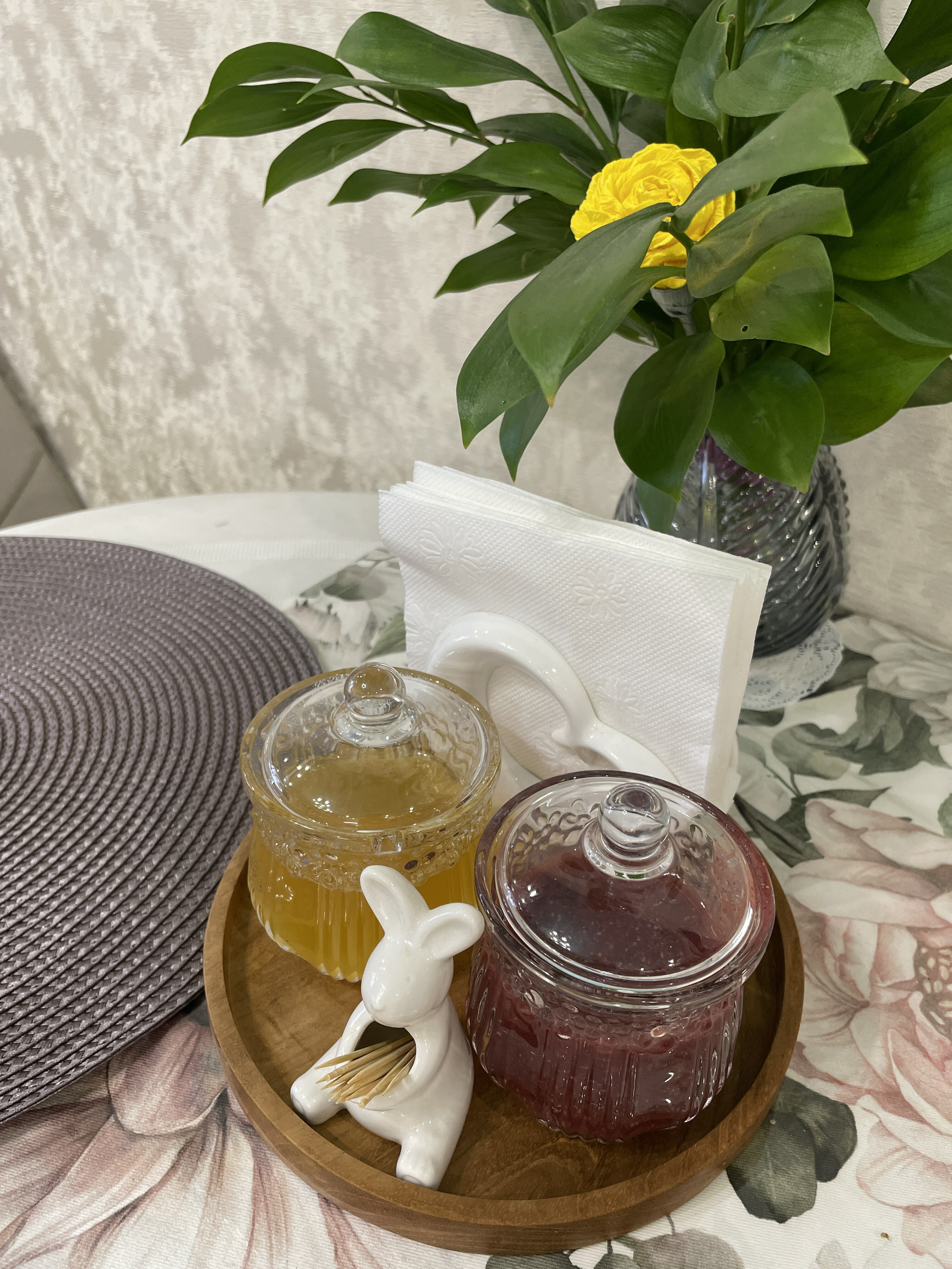 Фотография покупателя товара Блюдо, 20×20×2 см, тиковое дерево - Фото 2