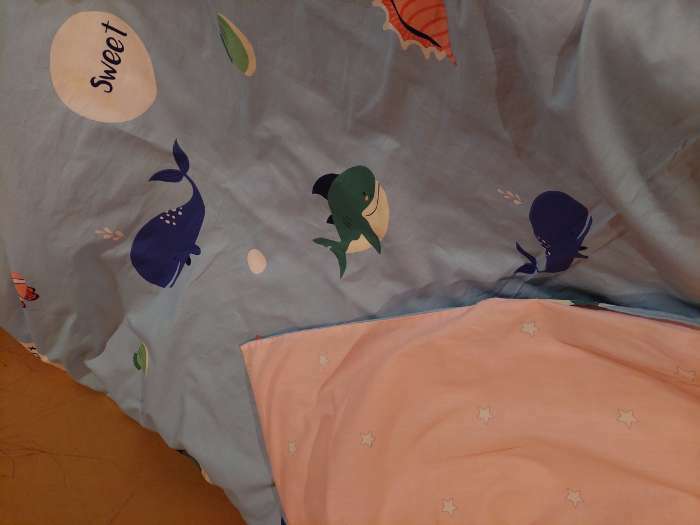 Фотография покупателя товара Постельное бельё 1.5-спальное LoveLife «Подводный мир», сатин - Фото 3