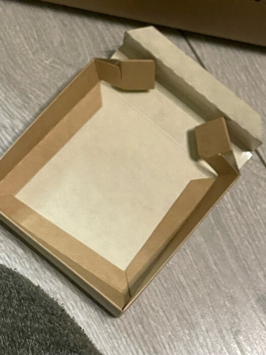 Фотография покупателя товара Коробка складная, крафт, 10 х 10 х 10 см