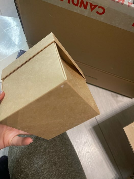 Фотография покупателя товара Коробка складная, крафт, 10 х 10 х 10 см - Фото 5