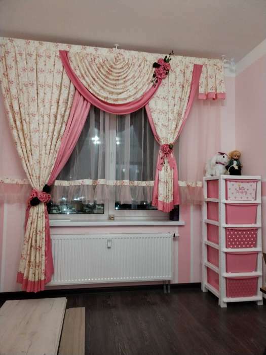 Фотография покупателя товара Комод детский «Принцесса», 5 секций, цвет бело-розовый