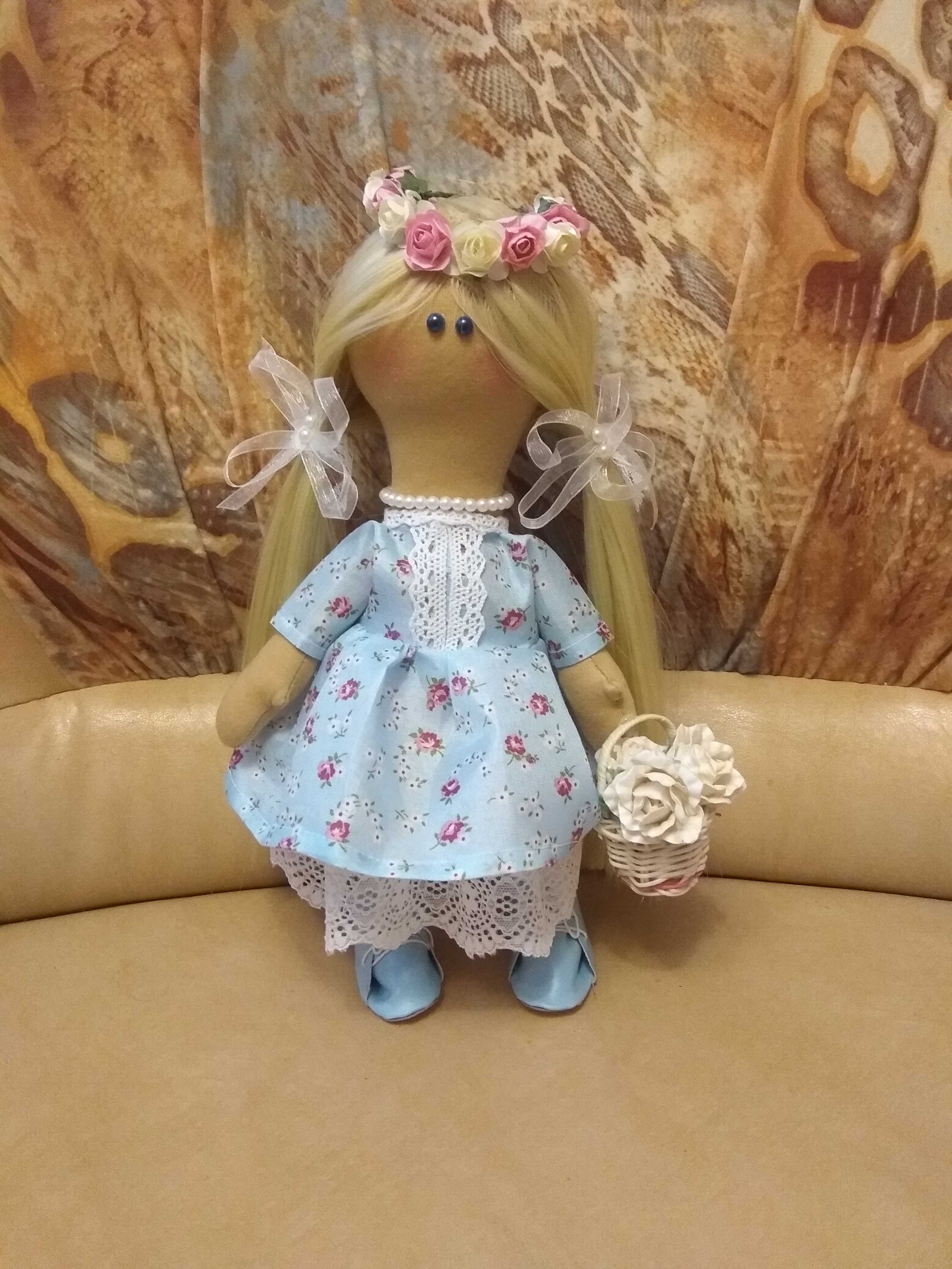 Фотография покупателя товара Набор для шитья. Интерьерная кукла «Майя», 30 см