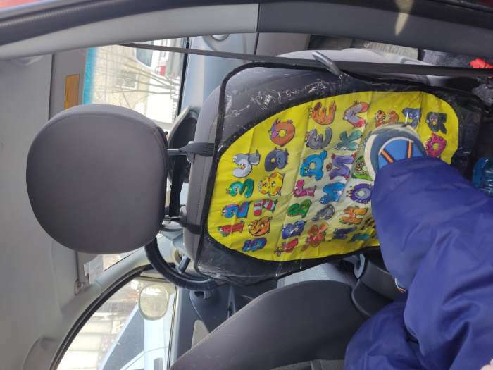 Фотография покупателя товара Накидка на сиденье автомобильное  Cartage Бродилка, ПВХ, 60 х 45 см, европодвес - Фото 2