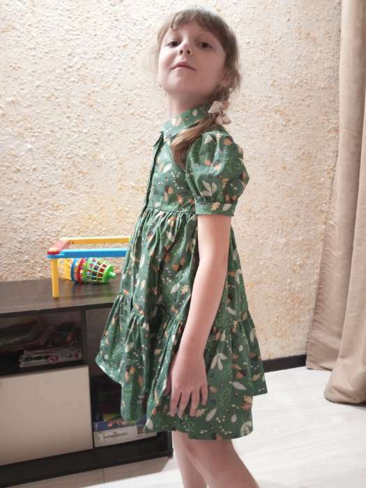 Фотография покупателя товара Платье детское KAFTAN "Жёлуди" р. 98-104 - Фото 1