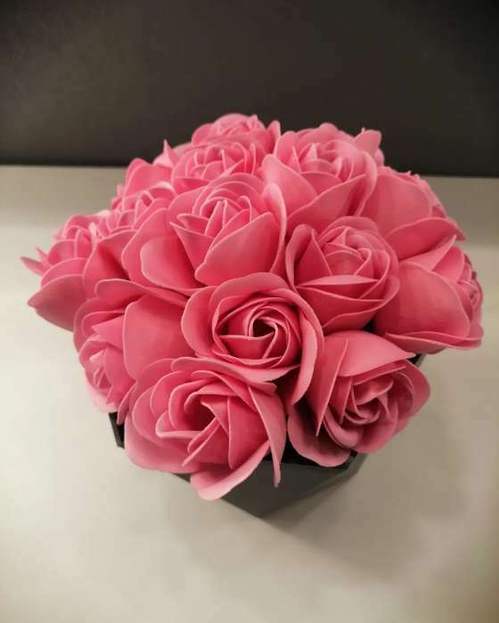 Фотография покупателя товара Розы мыльные розовые, набор 81 шт - Фото 3