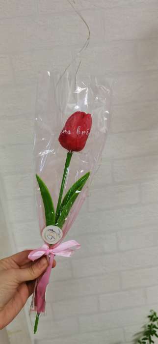 Фотография покупателя товара Мыльный тюльпан, красный - Фото 1
