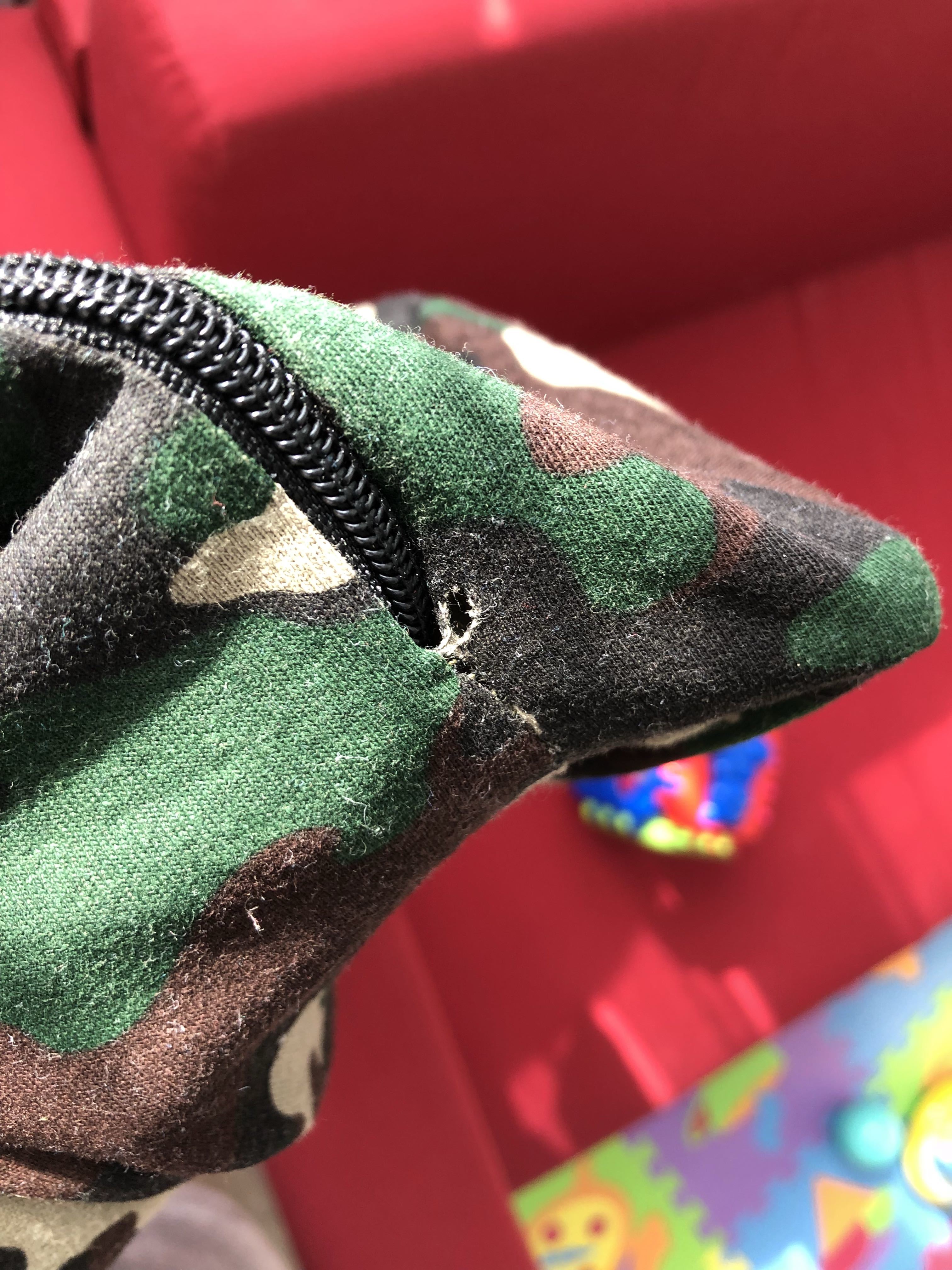 Фотография покупателя товара Карнавальный камуфляжный комбинезон с беретом для самых маленьких, трикотаж, рост 86 см - Фото 5