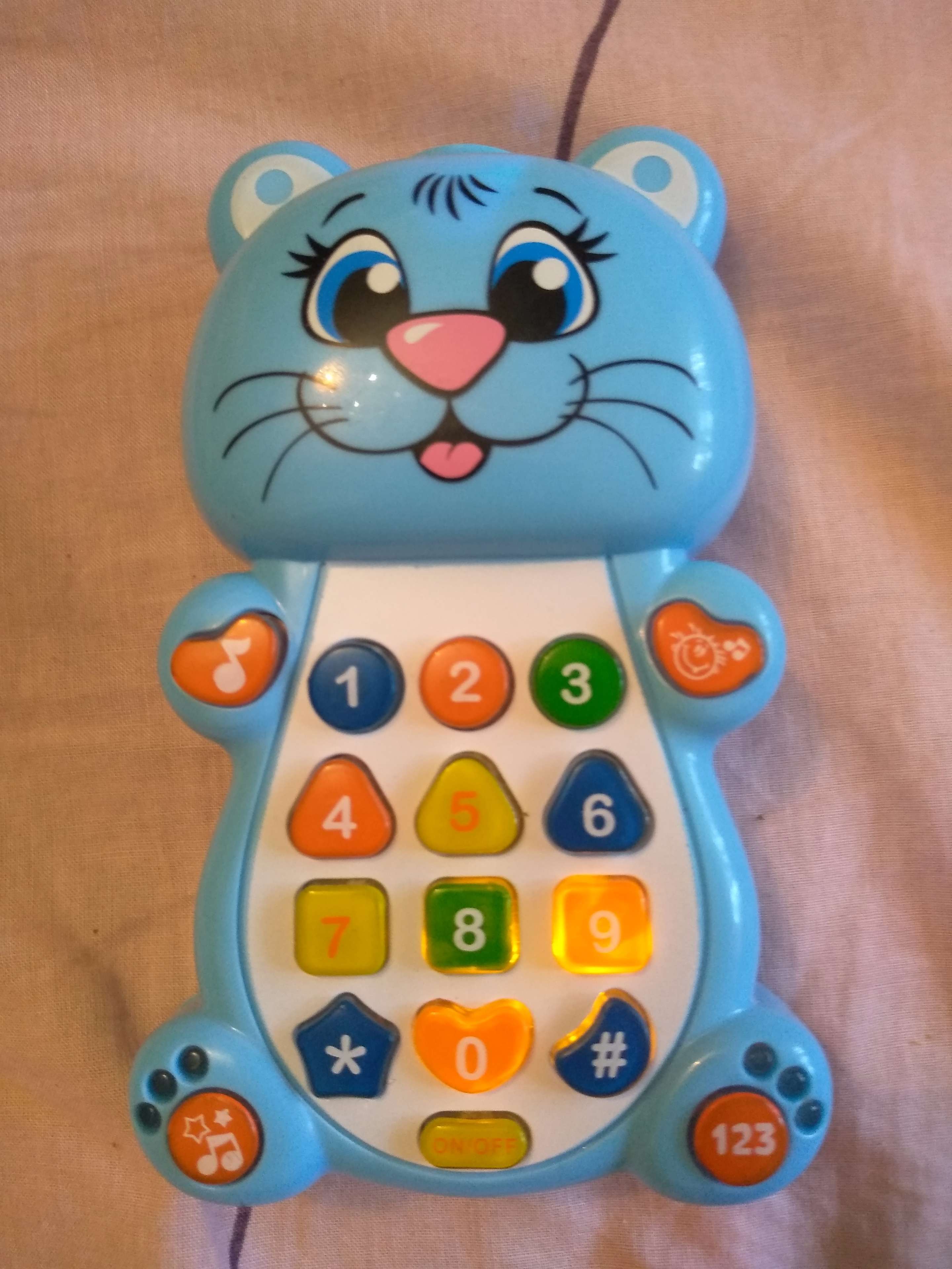Фотография покупателя товара Игрушка музыкальная обучающая «Мишка», с проектором