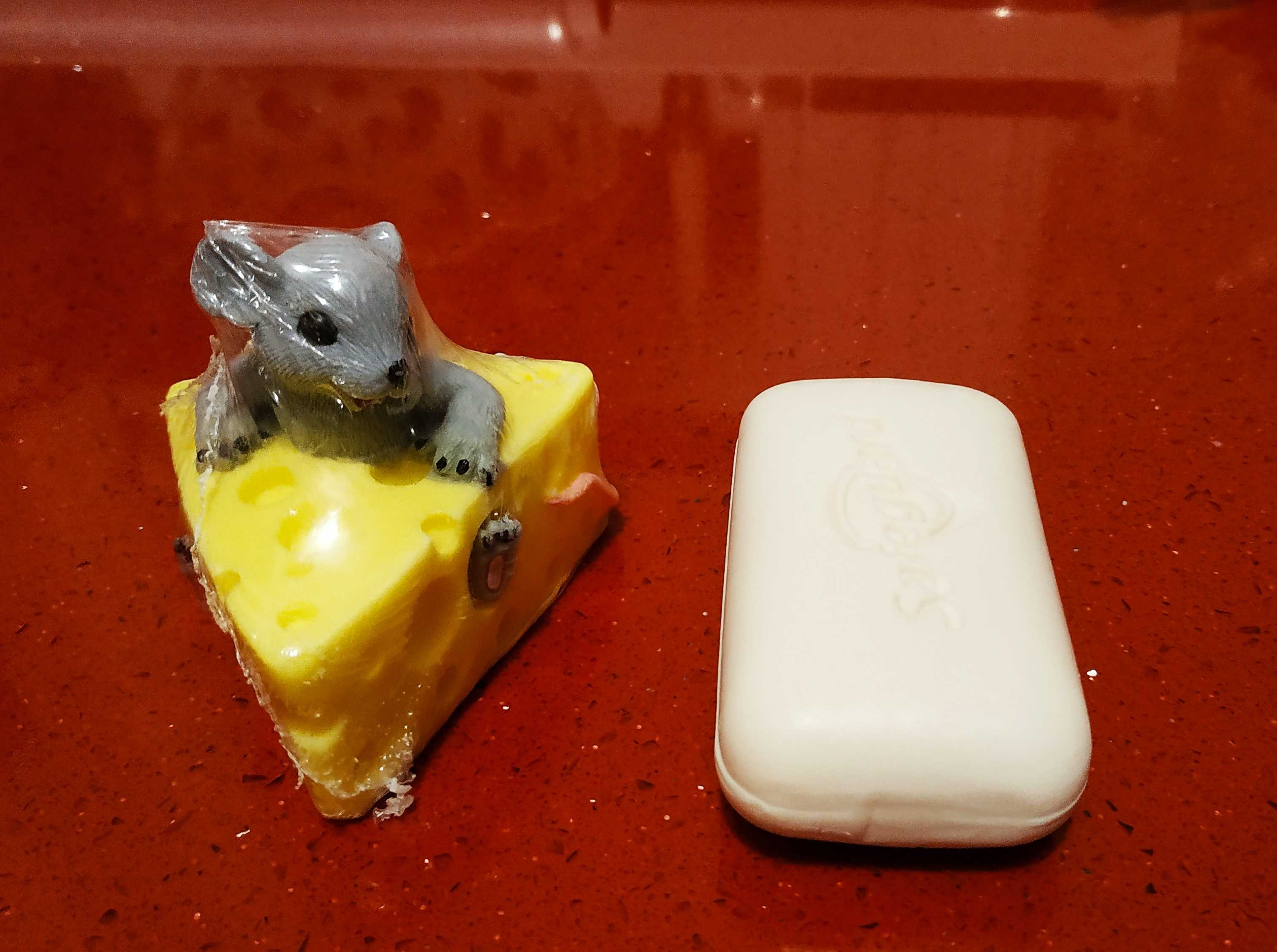 Фотография покупателя товара Фигурное мыло "Мышка в сыре" 70 г - Фото 1