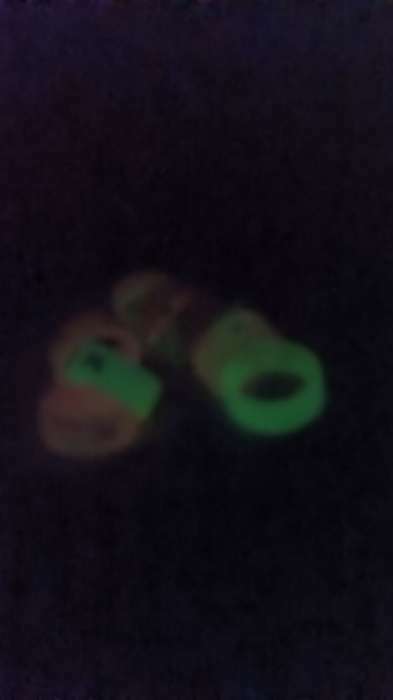 Фотография покупателя товара Силиконовое кольцо «Светоотражающее» любовь, набор 10 шт., цвет МИКС