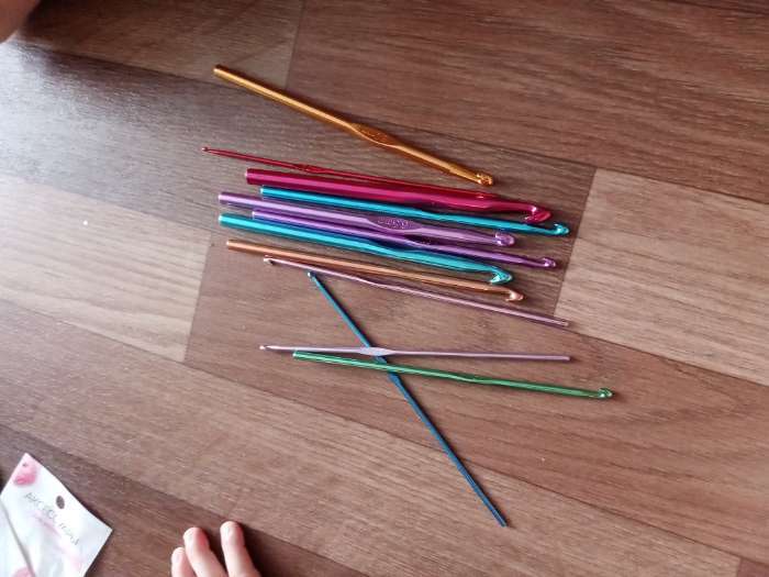 Фотография покупателя товара Набор крючков для вязания, d = 2-8 мм, 14,5 см, 12 шт, цвет разноцветный - Фото 6