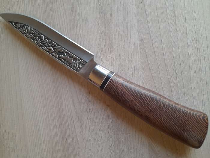 Фотография покупателя товара Нож охотничий "Лес" 27см, клинок 138мм/3мм, рукоять микс