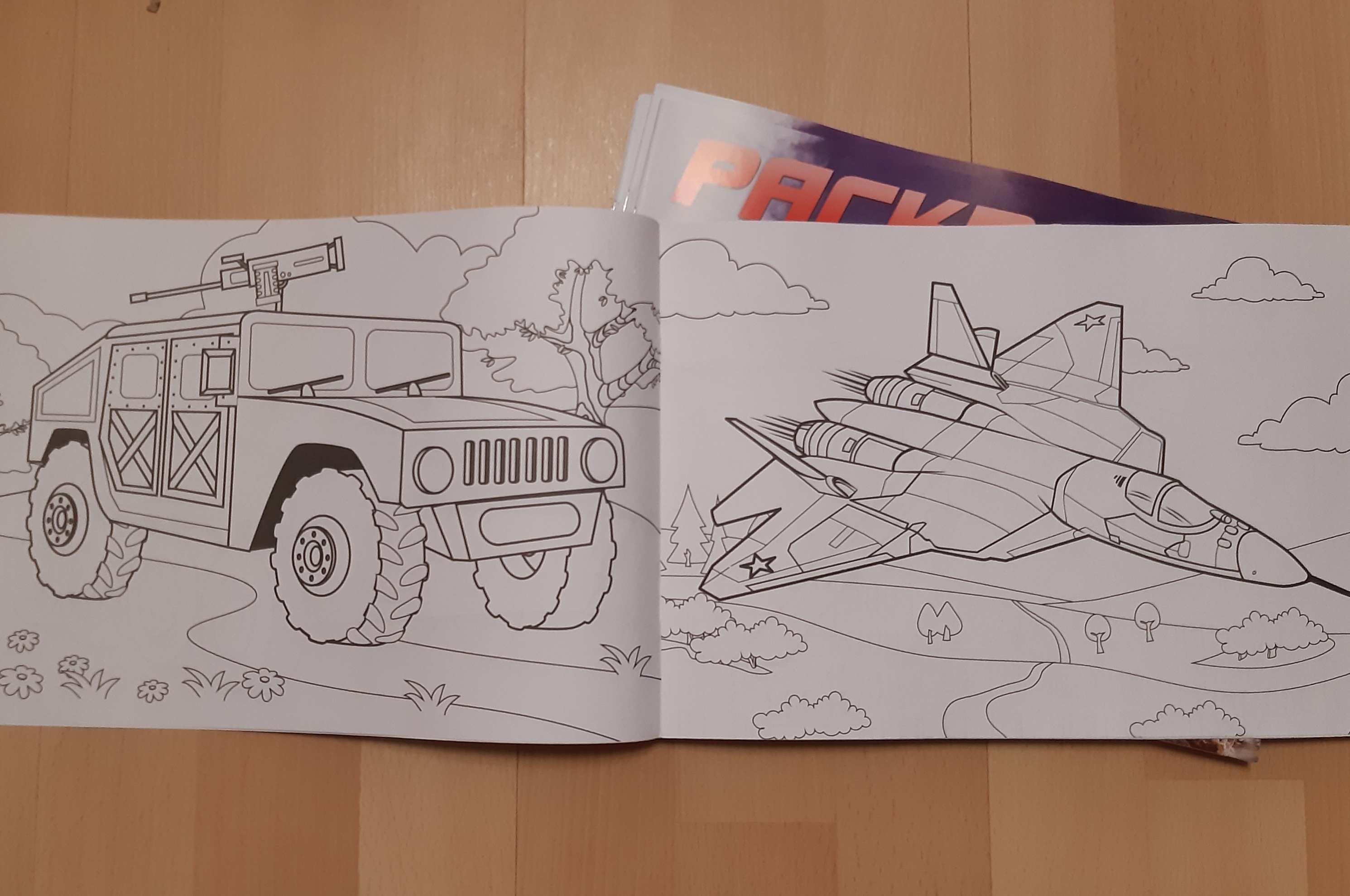 Фотография покупателя товара Раскраска для мальчиков «Военная техника», 16 стр., формат А4