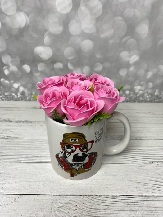 Фотография покупателя товара Розы мыльные розовые, набор 81 шт - Фото 1
