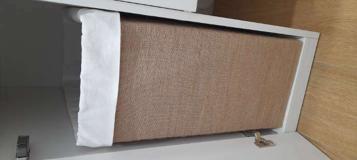 Фотография покупателя товара Мешок джутовый, 45 × 90 см, плотность 420 г/м², плетение 69 × 63 нити, с завязками - Фото 1